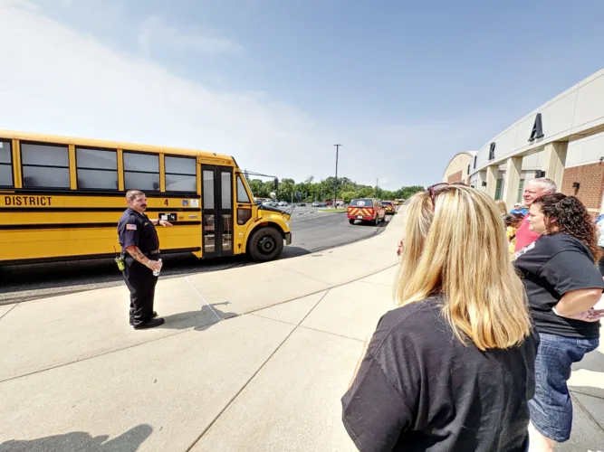 Girard, Liberty bus drivers get together to train